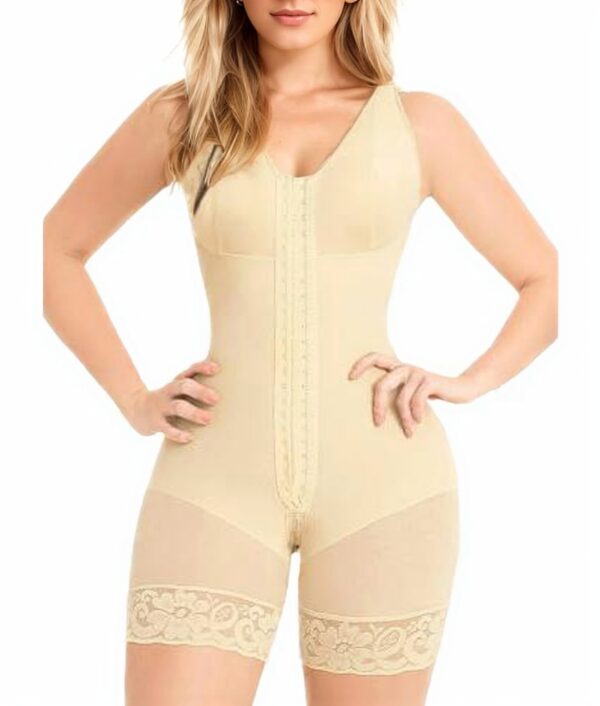 Shapewear Jumpsuit For Women Tummy Control Post Surgery Full Body Shaper Butt Lifter With Zipper Crotch Skimsbodysuits Elegant Bodysuitfajashaper - Image 3